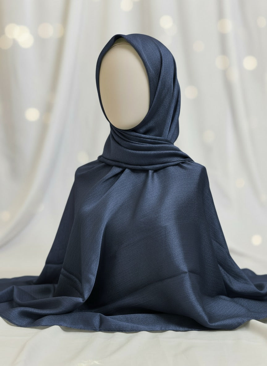 Crinkle Silk Hijab,