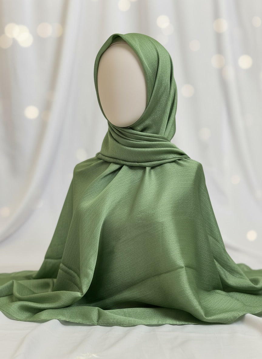 Crinkle Silk Hijab,