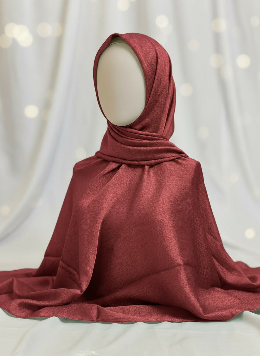 Crinkle Silk Hijab,