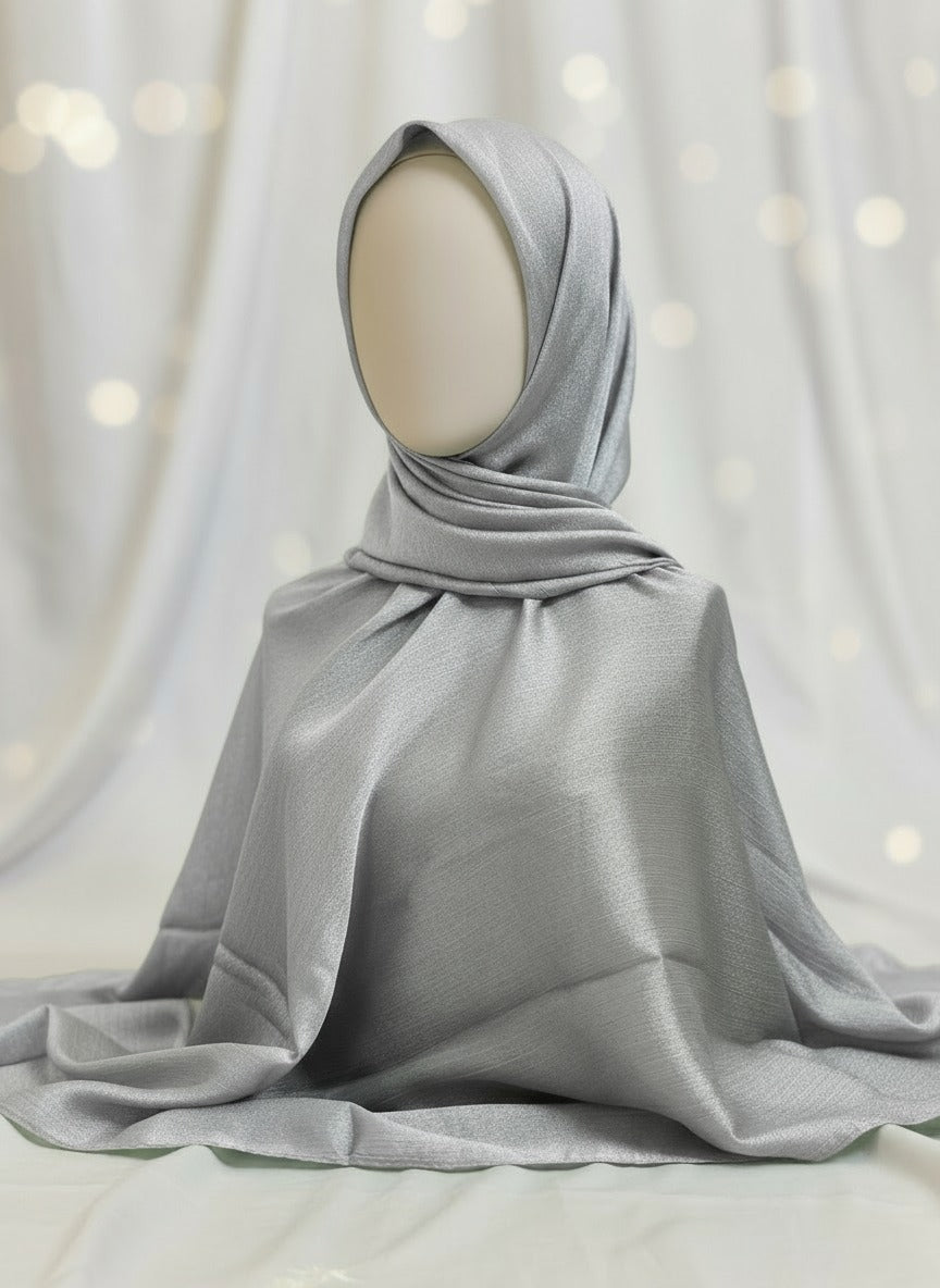 Crinkle Silk Hijab,