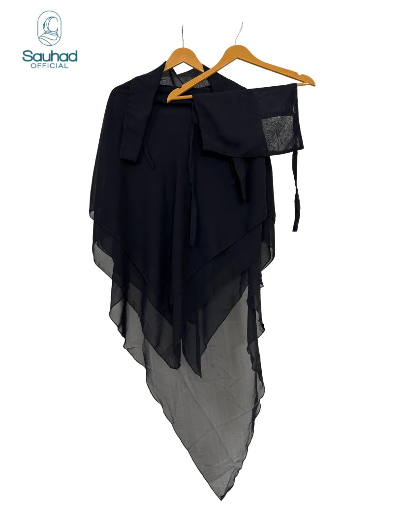3-Layer Khimar Hijab