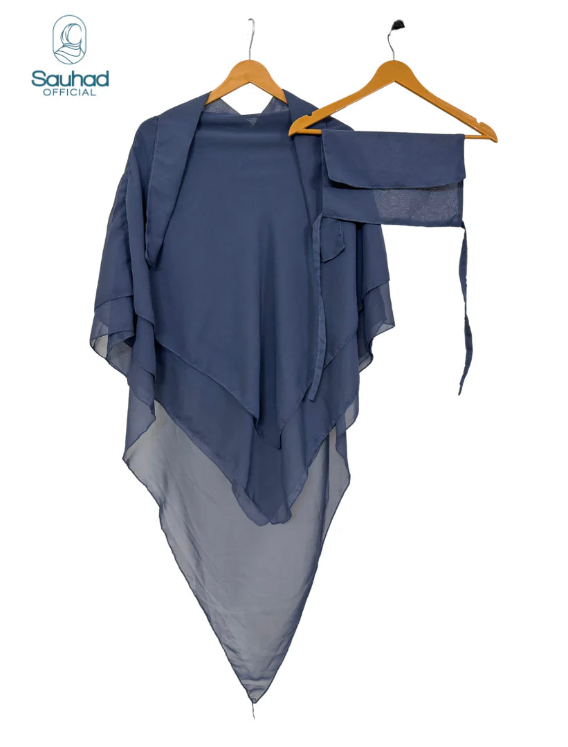 3-Layer Khimar Hijab
