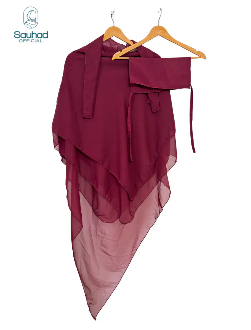 3-Layer Khimar Hijab