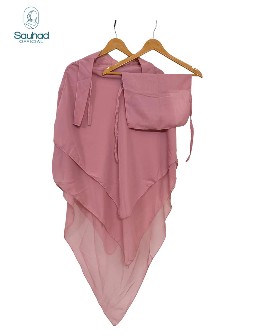 3-Layer Khimar Hijab