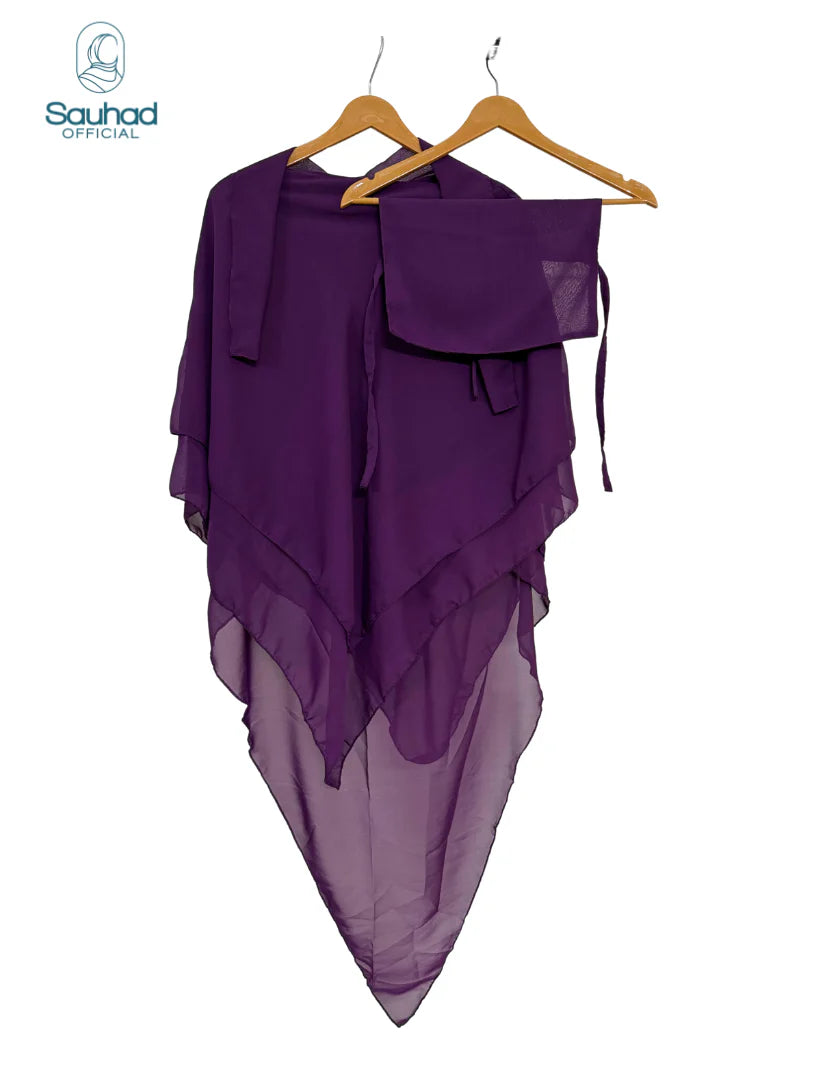 3-Layer Khimar Hijab