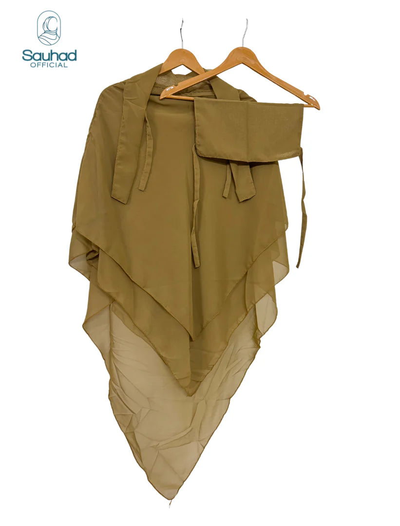 3-Layer Khimar Hijab