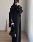 Midnight Elegance Nida Abaya
