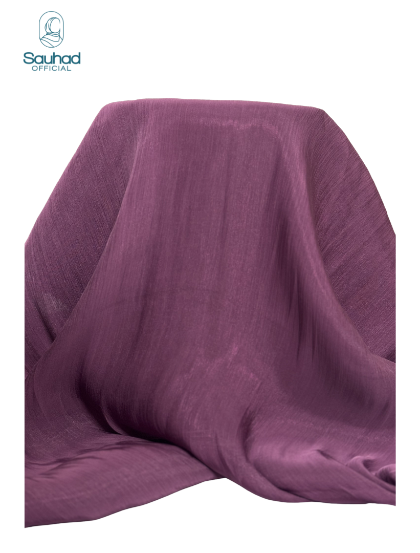 Luxury Silk Hijab - Purple