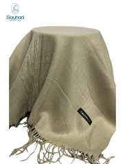 Pure Cashmere Pashmina Winter Scarf - Cream