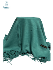 Pure Cashmere Pashmina Winter Scarf - Sea Green