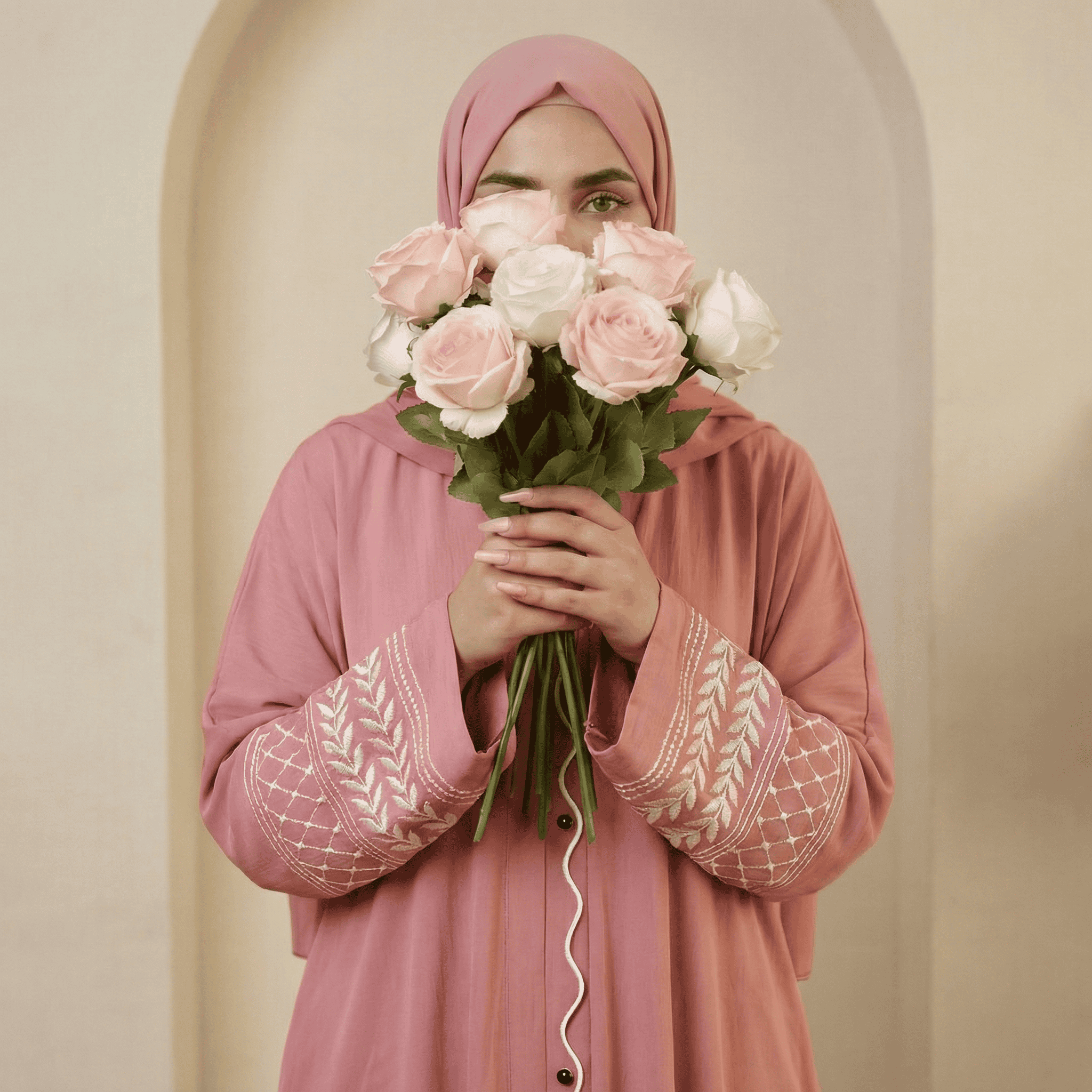 Petal Grace Abaya