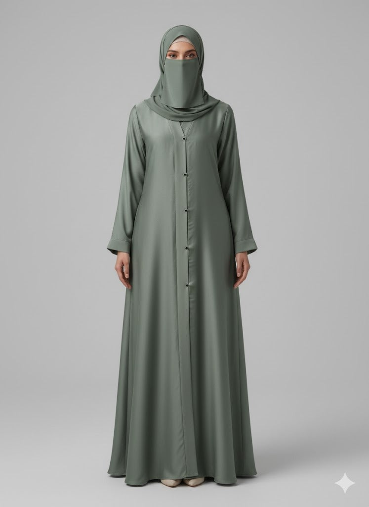 High Neck Abaya