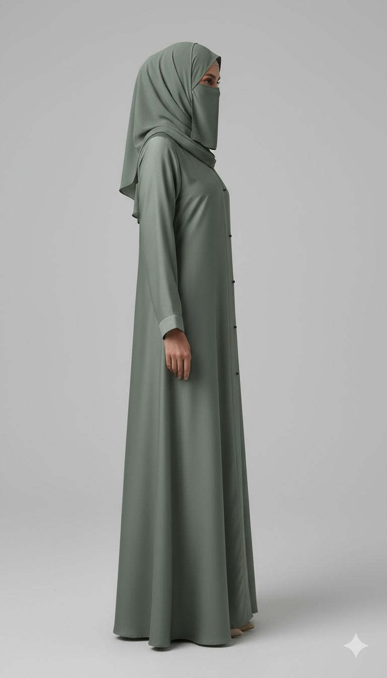 High Neck Abaya