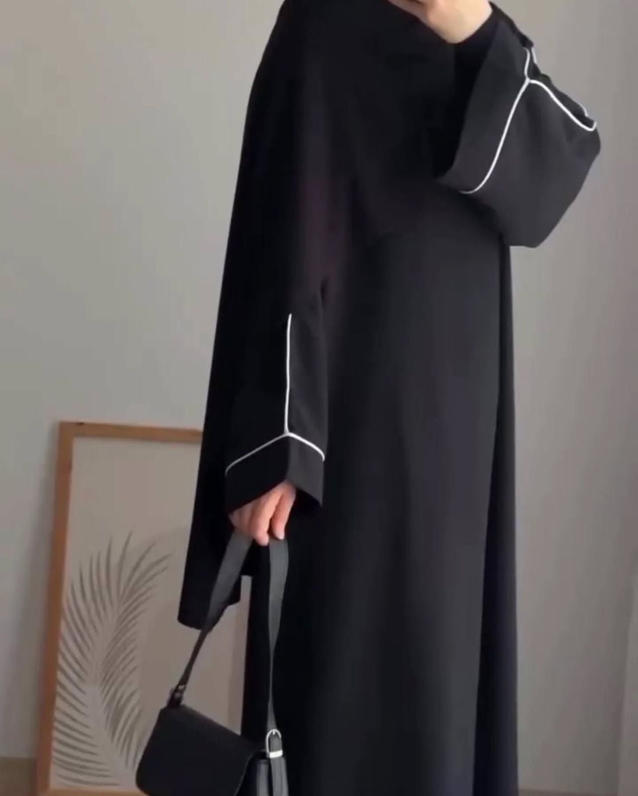 Midnight Elegance Nida Abaya