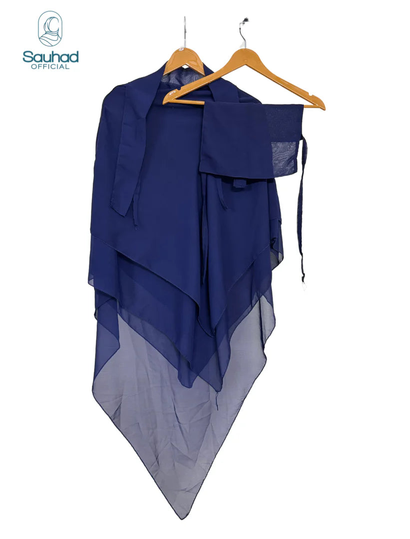 3-Layer Khimar Hijab